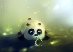 Panda, Bańka, Grafika 3D