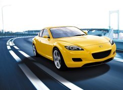 Żółta, Mazda, RX