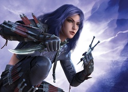Kobieta, Guild Wars 2, Wojowniczka, Sztylet