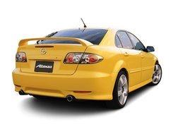Żółta, Mazda 6, Tył