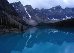 Kanada, Jezioro Moraine Lake,  Park Narodowy Banff