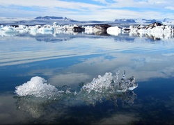 Jezioro, Jokulsarlon, Islandia