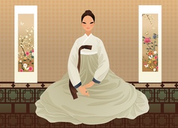 Kobieta, Japonka, Strój