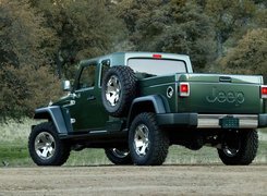 zielony, Jeep Wrangler