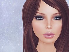 Kobieta, Brunetka, Twarz, Grafika