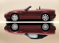 Bordowe, Maserati Spyder