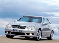 Srebrny, Mercedes CLK 55