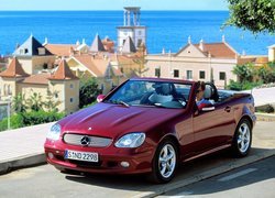 Bordowy, Mercedes SLK 320