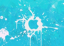 Niebieskie, Logo, Apple