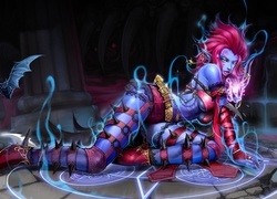 Kobieta, Demon, Nietoperz
