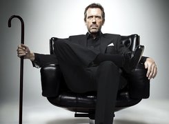 Dr House, Hugh Laurie, Fotel, Laska