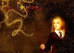 Luna Lovegood, Różdżka, Harry Potter