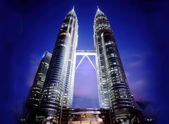 Malezja, Kuala Lumpur, Petronas Towers,  Drapacze chmur