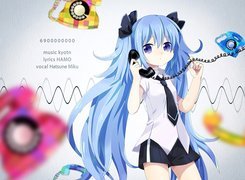 Miku Hatsune, Vocaloid, Spodenki, Krawat, Kokardy