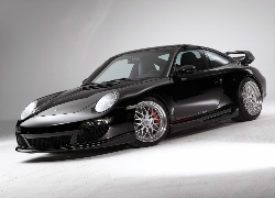 czarne, Porsche 911, Gemballa