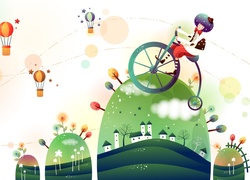 Pajacyk, Bicykl, Fantasy