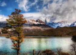 Jezioro, Góry, El Chalten, Argentyna