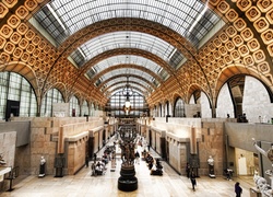 Francja, Paryż, Muzeum Orsay, Wnętrze Muzea