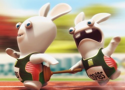 Rayman Raving Rabbids, Króliki, Wyścig