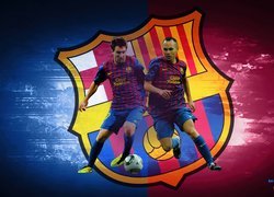 FC Barcelona, Andres Iniesta, Lionel Messi 
