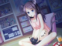 Dziewczyna, Anime, Manga, Otaku, Figurki