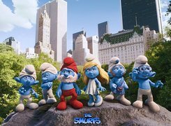 Smerfy, The Smurfs, 3D, Miasto