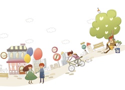 Para, Balony, Spacer