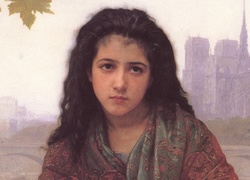 Dziewczyna, Kościół, Reprodukcja, Bouguereau