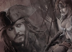 Film, Piraci z Karaibów, Pirat, Johnny Depp