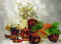 Kwiaty, Wazon, Ozdobne, Naczynia