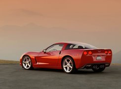 Czerwony, Corvette