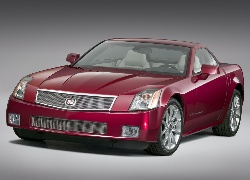 Bordowy, Cadillac XLR, Cabrio