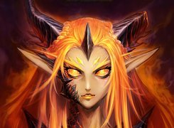 Dziewczyna, Elf, Demon