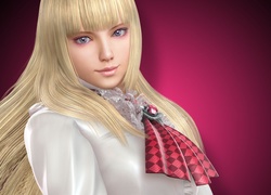 Kobieta, Lili, Tekken 6, Róż, Broszka, Żabot