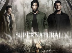 Supernatural, Nie z tego świata, Cass - Misha Collins, Sam - Jared Padalecki, Dean - Jensen Ackles