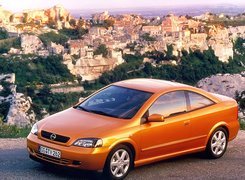 Opel, Astra, Coupe, Bertone, Skały