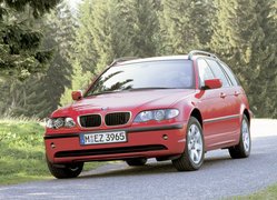 Czerwone, BMW E46, Kombi