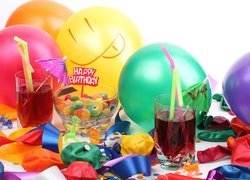 Baloniki, Słodycze, Urodziny