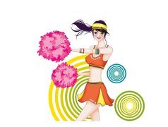 Kobieta, Cheerleaderka