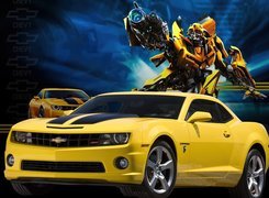 Transformers, Żółty, Chevrolet, Camaro