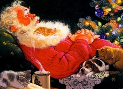 Śpiący, Święty, Mikołaj