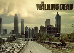 The Walking Dead, Żywe trupy, Opuszczone, Auta, Ulica, Miasto