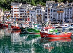 Hiszpania, Port, Domy, Kutry