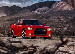 2012, Dodge, Charger, Czerwony