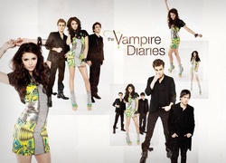 Pamiętniki Wampirów, The Vampire Diaries, Ian Somerhalder, Nina Dobrev, Paul Wesley