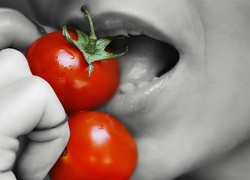 Czerwone, Pomidory, Usta