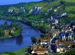 Rzeka, Miasto, Francja