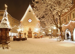 Zima, Śnieg, Miasto