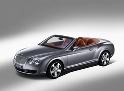 Srebrny, Bentley Continental, Cabrio
