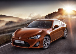 Toyota GT86, Droga, Zachód, Słońca